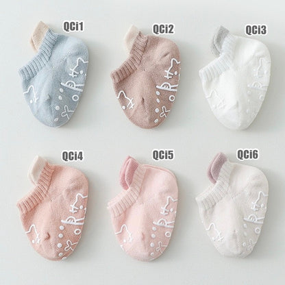 0-3 thn | KAOS KAKI BAYI ANAK IMPOR SOCKS LUCU KARAKTER KARTUN UNISEX catalog QN QCi