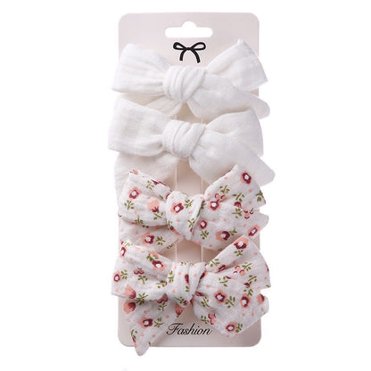 (set 4pcs) Jepitan rambut | Pita Rambut | bayi anak premium import perempuan catalog QUIN NAC