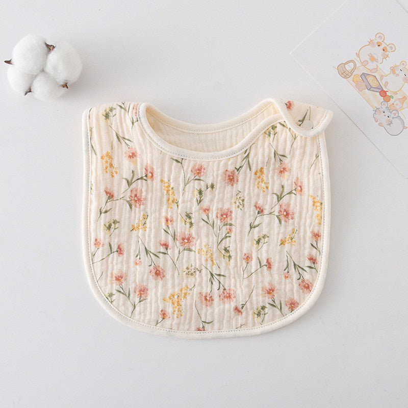Premium BIB SLABBER BUNGA BAYI SET CELEMEK TATAKAN LIUR ANAK catalog DQIN DQ