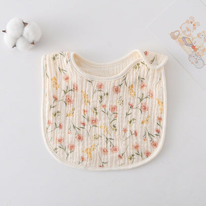 Premium BIB SLABBER BUNGA BAYI SET CELEMEK TATAKAN LIUR ANAK catalog DQIN DQ
