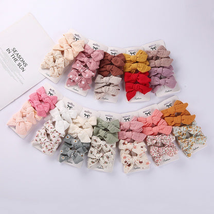 (set 4pcs) Jepitan rambut | Pita Rambut | bayi anak premium import perempuan catalog QUIN NAC