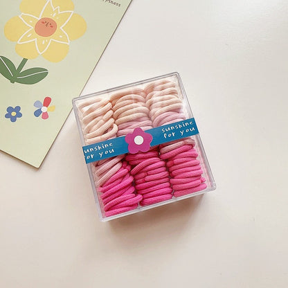 (1 Box) Set Ikat rambut | Pita Karet Rambut | bayi anak import perempuan aksesoris catalog WGEP PG