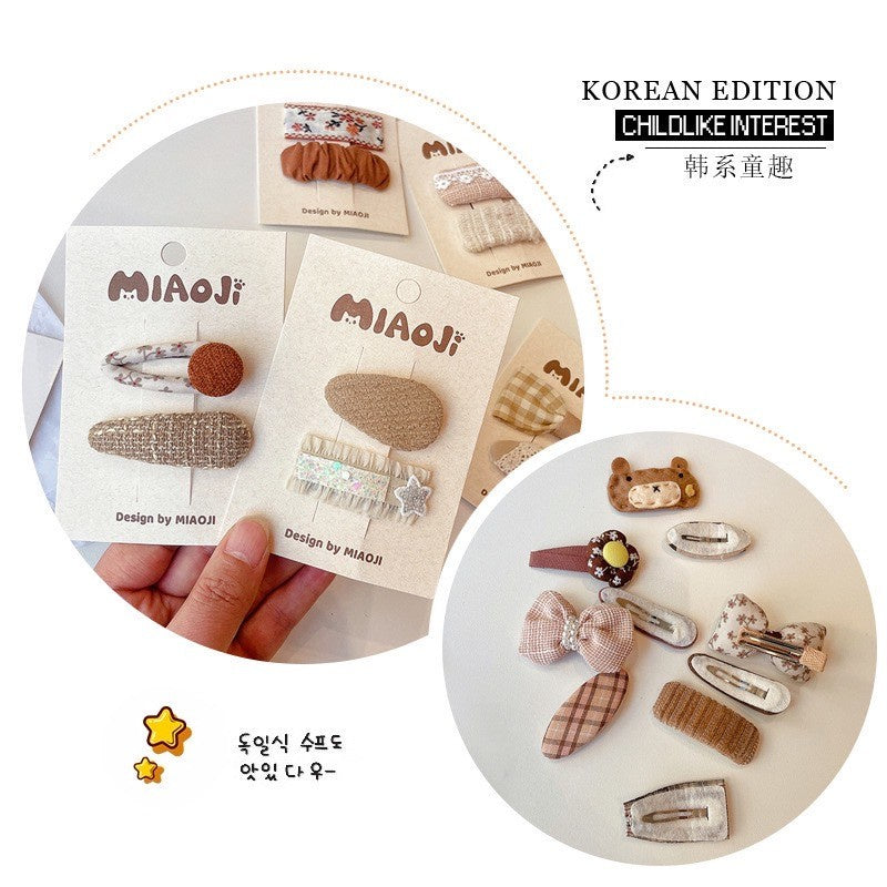 (isi 2pcs) Set Jepitan rambut | Pita Rambut | bayi anak bunga import perempuan aksesoris catalog JYRF FQ