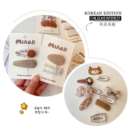 (isi 2pcs) Set Jepitan rambut | Pita Rambut | bayi anak bunga import perempuan aksesoris catalog JYRF FQ