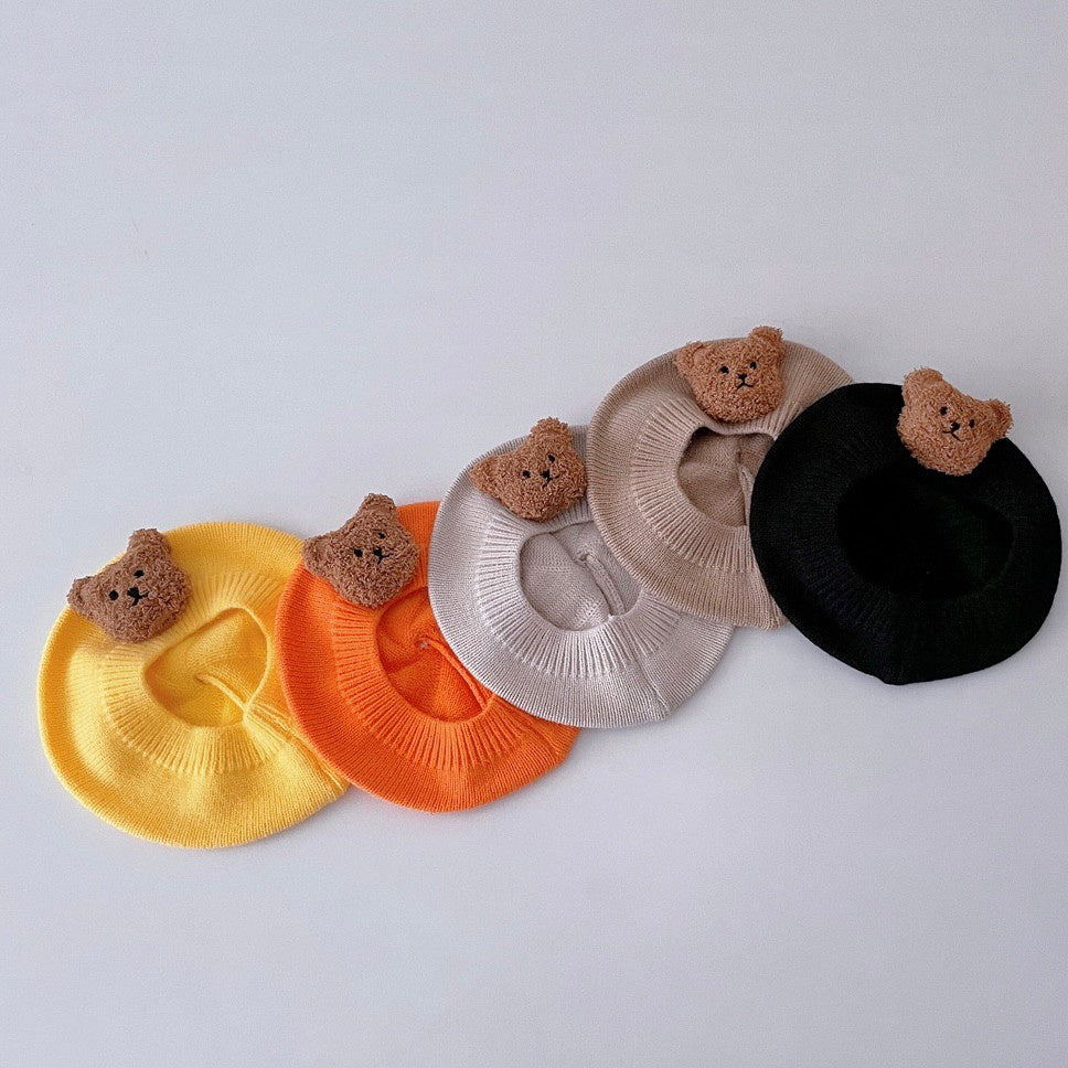 1-4 thn | TOPI KOREA BARET PELUKIS ANAK BAYI KARAKTER LUCU UNISEX CATALOG OIMG OCU