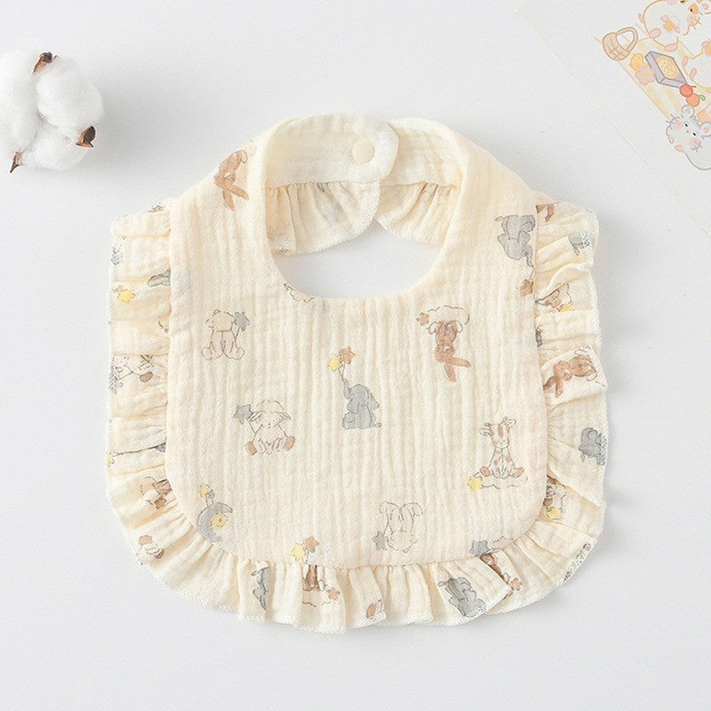 Premium BIB SLABBER BUNGA BAYI SET CELEMEK TATAKAN LIUR ANAK catalog DQIN DS