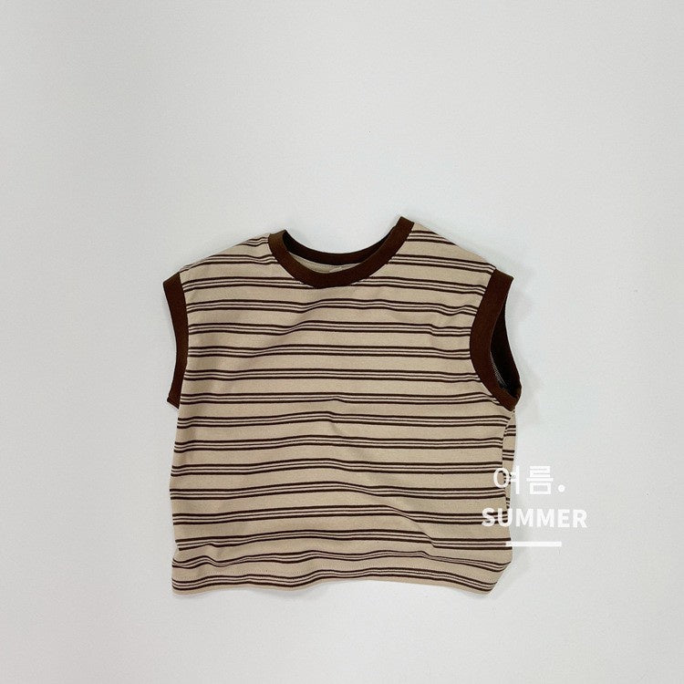 1-5thn | Tshirt Kaos Korea Basic Oblong Kutang Anak Laki-laki Pakaian Bayi KQHZ catalog KAF