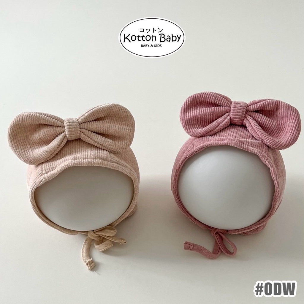 0-3 thn || Topi Bonnet Bayi Newborn Anak Emen Anak Impor Catalog OIMG ODW
