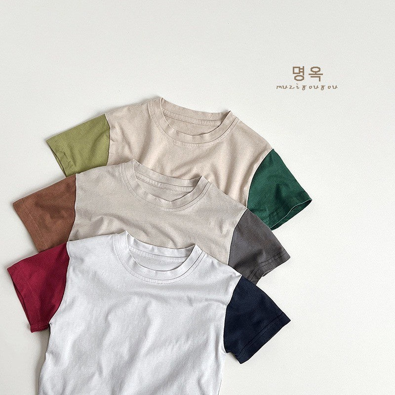 1-5thn | Tshirt Kaos Korea Basic Lengan Pendek Anak Laki-laki Pakaian Bayi MYTT catalog TH