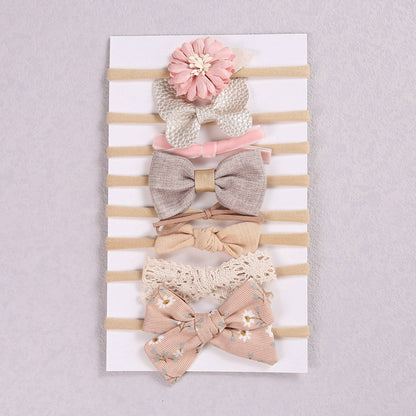 (isi 8 pcs) 0-3 thn | Bandana bayi headband premium import pita anak perempuan catalog JBAY AB