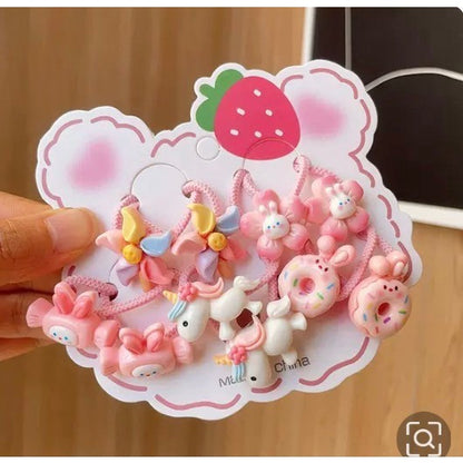 (isi 5pcs) Set Ikat rambut | Pita Karet Rambut | bayi anak import perempuan aksesoris catalog JYRF FO