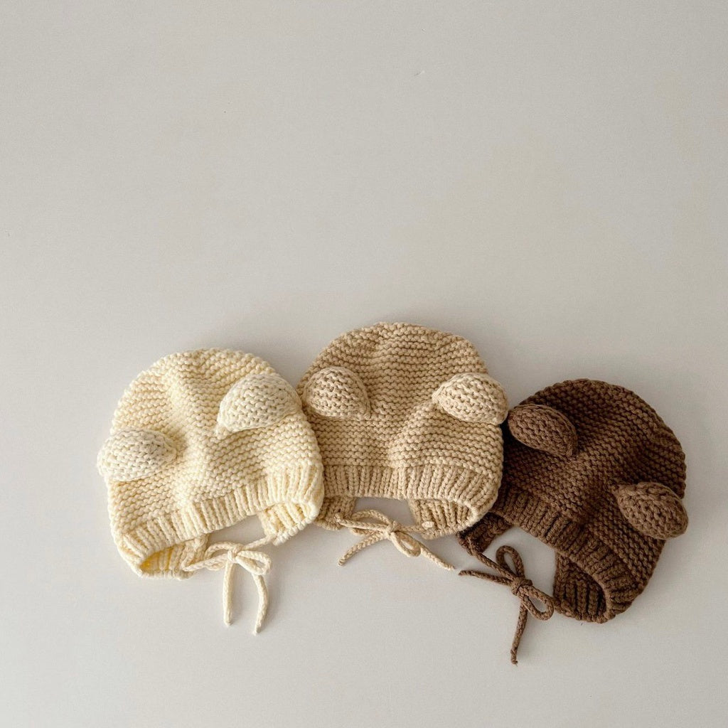 0-2 thn || Topi Bonnet Polos Bayi Newborn Anak Baby Emen Anak Impor Catalog OIMG ODN