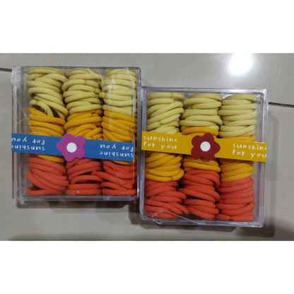 (1 Box) Set Ikat rambut | Pita Karet Rambut | bayi anak import perempuan aksesoris catalog WGEP PG