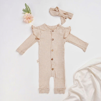 TINYME (free bandana) 0-12bln JUMPER RUFFLE BASIC BAYI | JUMPSUIT ROMPER BAJU PAKAIAN ANAK catalog TMTM ALICE