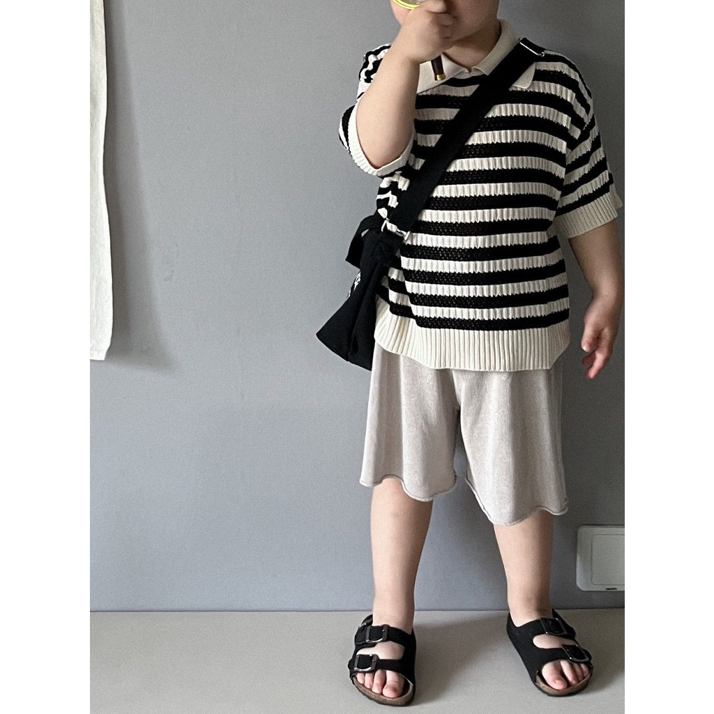 1-5thn | Tshirt Kaos Korea Basic Lengan Pendek Anak Laki-laki Pakaian Bayi MTQN catalog QC