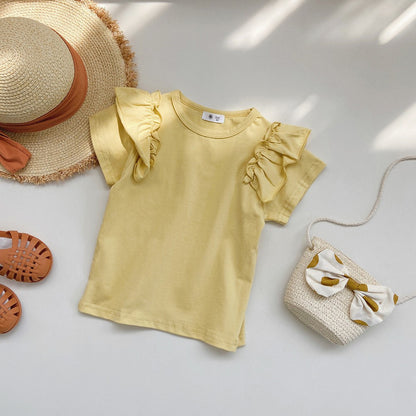 2-6 thn || ATASAN BAJU KAOS BASIC CASUAL BAYI PAKAIAN ANAK PEREMPUAN catalog NXTY Ti