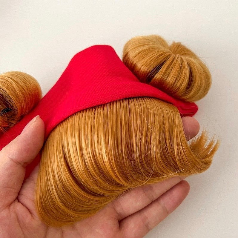 0-3 thn || Bandana Wig Korea Poni Rambut Palsu Topi Cepol Bayi Newborn Anak Catalog OIMG ODR