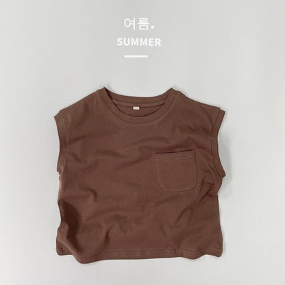 1-5thn | Tshirt Kaos Korea Basic Oblong Kutang Anak Laki-laki Pakaian Bayi KQHZ catalog KAE