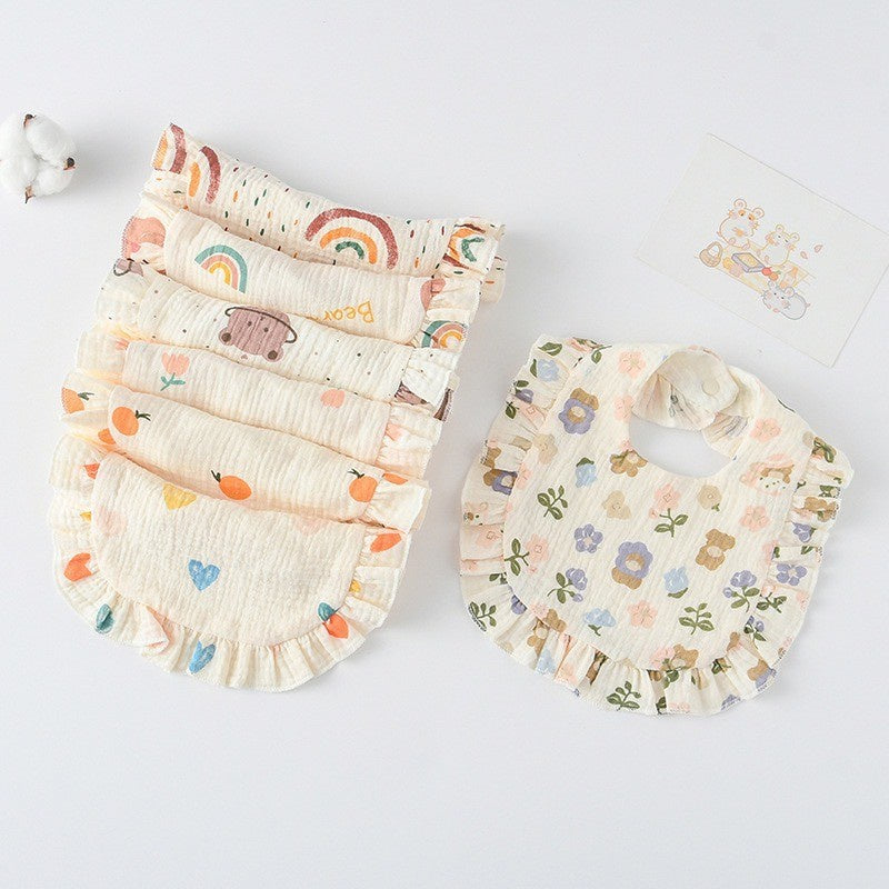 Premium BIB SLABBER BUNGA BAYI SET CELEMEK TATAKAN LIUR ANAK catalog DQIN DS