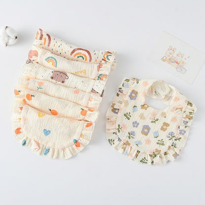 Premium BIB SLABBER BUNGA BAYI SET CELEMEK TATAKAN LIUR ANAK catalog DQIN DS