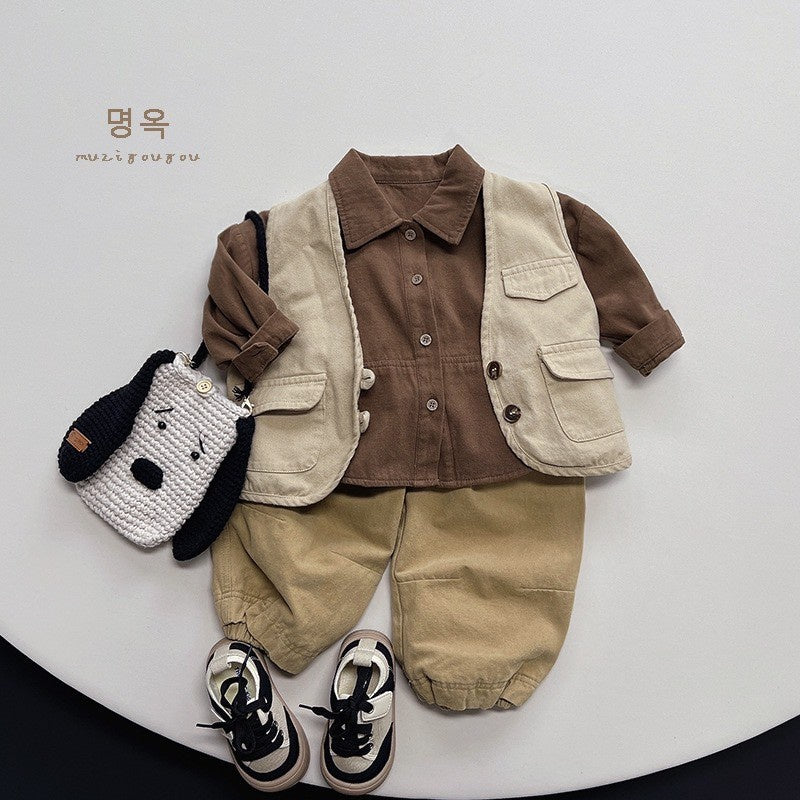 1-5thn | Kemeja Korea Formal Kaos Oversize Anak Laki-laki Pakaian Bayi MYTT catalog Ti