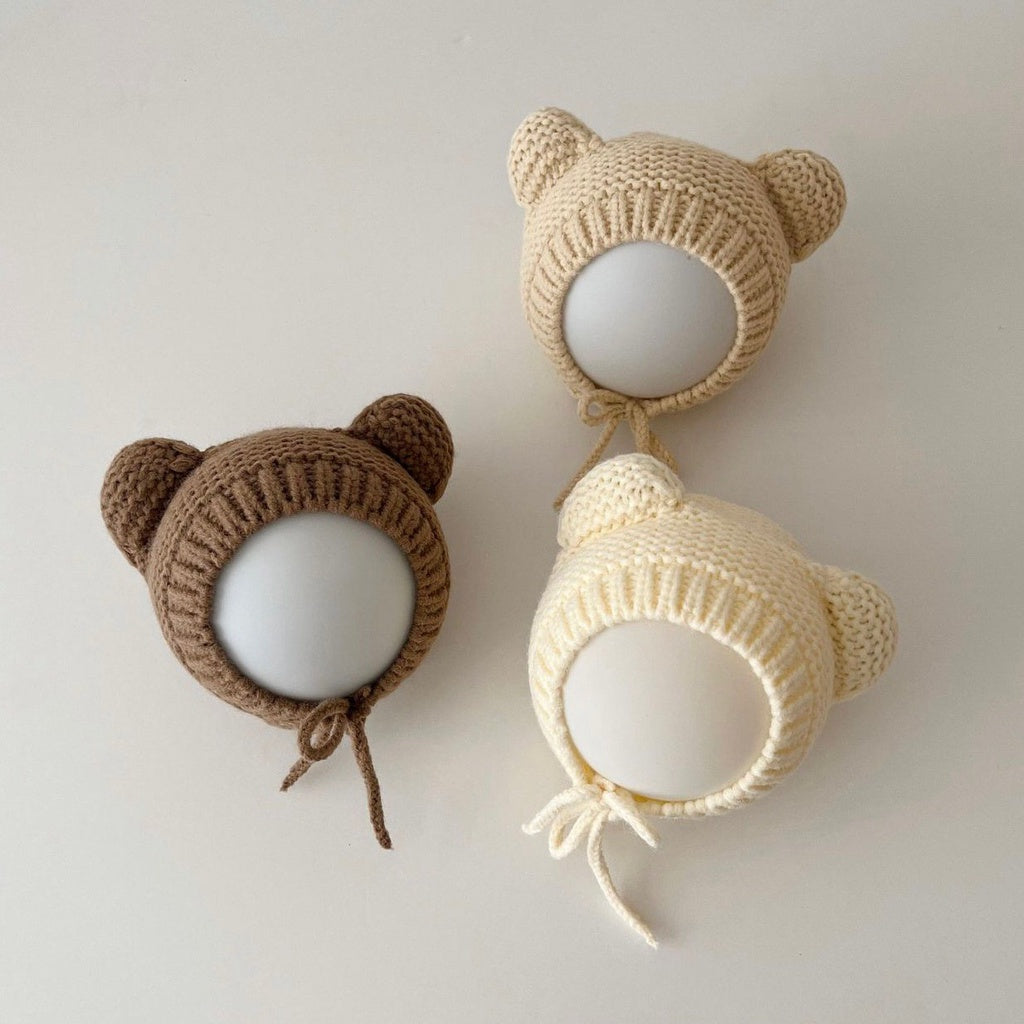 0-2 thn || Topi Bonnet Polos Bayi Newborn Anak Baby Emen Anak Impor Catalog OIMG ODN