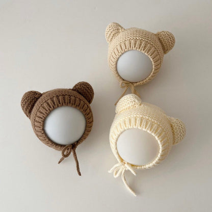 0-2 thn || Topi Bonnet Polos Bayi Newborn Anak Baby Emen Anak Impor Catalog OIMG ODN