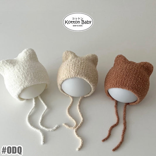 0-3 thn || Topi Bonnet Bayi Newborn Anak Emen Anak Impor Catalog OIMG ODQ
