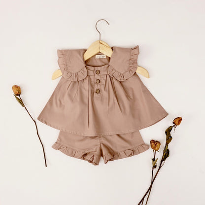 TINYME 0-3 thn || SETELAN ANAK SET ATASAN CELANA RUFFLE BAYI catalog TMTM BIANCA