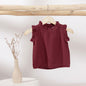 TINYME 1-5thn || ATASAN ANAK KOREA RUFFLE KAOS TOP FORMAL PEREMPUAN Catalog TMTM GENIE