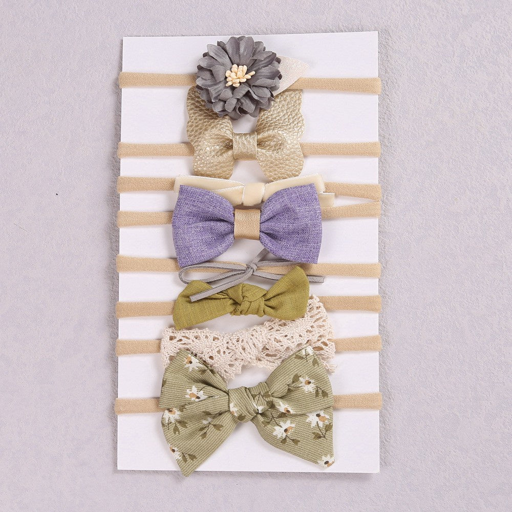 (isi 8 pcs) 0-3 thn | Bandana bayi headband premium import pita anak perempuan catalog JBAY AB