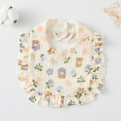 Premium BIB SLABBER BUNGA BAYI SET CELEMEK TATAKAN LIUR ANAK catalog DQIN DS