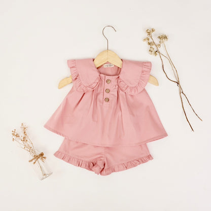 TINYME 0-3 thn || SETELAN ANAK SET ATASAN CELANA RUFFLE BAYI catalog TMTM BIANCA