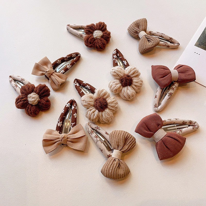 (isi 2pcs) Set Jepitan rambut | Pita Rambut | bayi anak bunga import perempuan aksesoris catalog JYRF FP