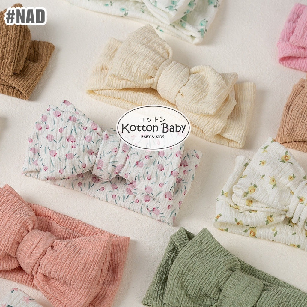 (Big Bow) Bandana bayi headband jumbo premium import pita anak perempuan catalog QUIN NAD