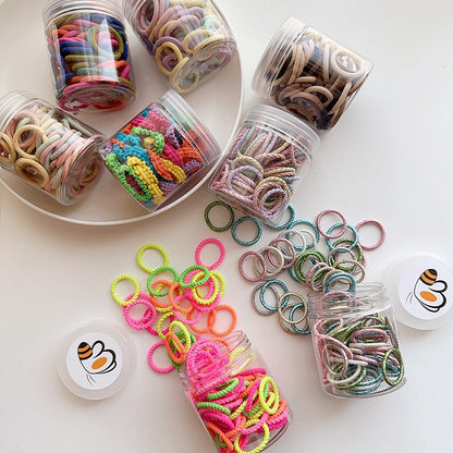 (1 Box) Set Ikat rambut | Pita Karet Rambut | bayi anak import perempuan aksesoris catalog WGEP PE