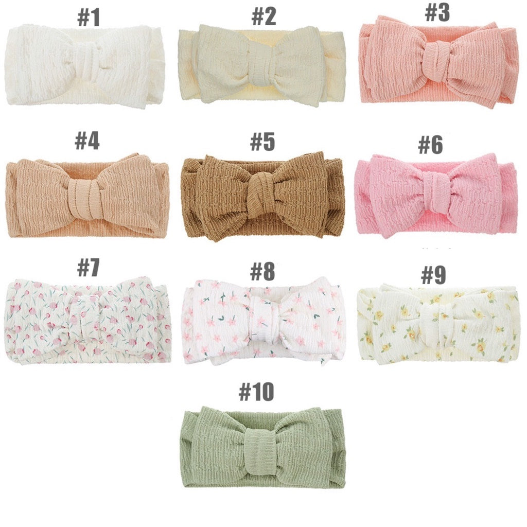 (Big Bow) Bandana bayi headband jumbo premium import pita anak perempuan catalog QUIN NAD