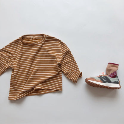 1-5thn | Tshirt Kaos Korea Basic Lengan Panjang Oblong Anak Laki-laki Pakaian Bayi KQHZ catalog KAD
