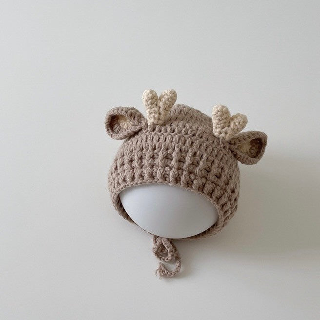 0-2 thn || Topi Bonnet Polos Bayi Newborn Anak Baby Emen Anak Impor Catalog OIMG ODS