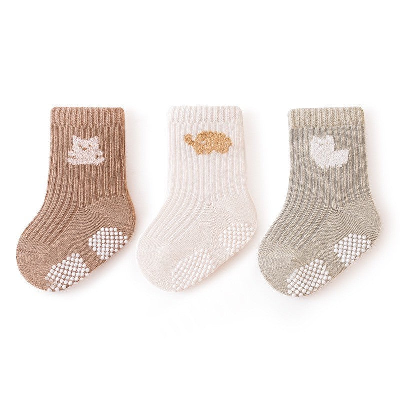 [3 PSG] 0-3 thn | KAOS KAKI BAYI ANAK IMPOR SOCKS LUCU KARAKTER KARTUN UNISEX catalog QN QCH