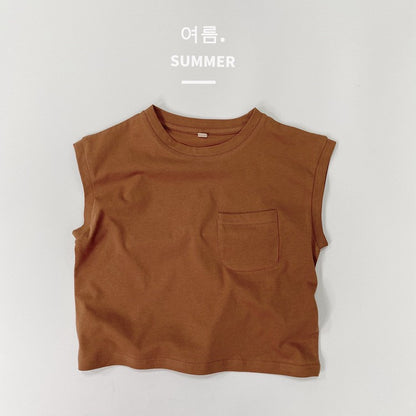 1-5thn | Tshirt Kaos Korea Basic Oblong Kutang Anak Laki-laki Pakaian Bayi KQHZ catalog KAE