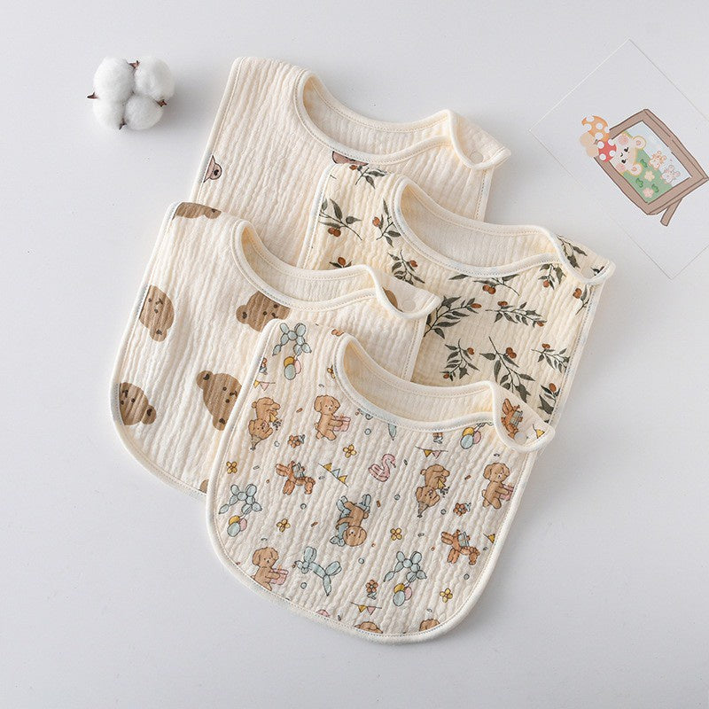Premium BIB SLABBER BUNGA BAYI SET CELEMEK TATAKAN LIUR ANAK catalog DQIN DQ