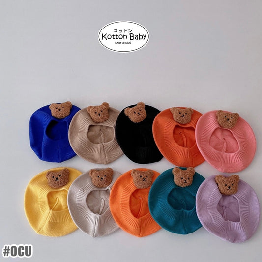 1-4 thn | TOPI KOREA BARET PELUKIS ANAK BAYI KARAKTER LUCU UNISEX CATALOG OIMG OCU