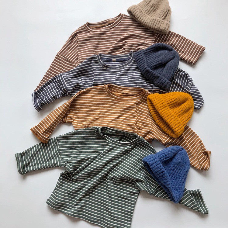 1-5thn | Tshirt Kaos Korea Basic Lengan Panjang Oblong Anak Laki-laki Pakaian Bayi KQHZ catalog KAD