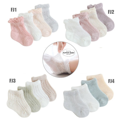 [4 PSG] 0-3 thn | KAOS KAKI BAYI ANAK IMPOR SOCKS LUCU KARAKTER KARTUN Catalog NMBB FJ