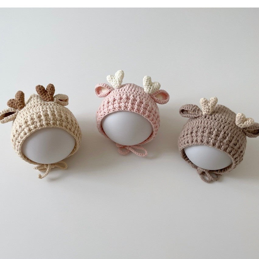 0-2 thn || Topi Bonnet Polos Bayi Newborn Anak Baby Emen Anak Impor Catalog OIMG ODS