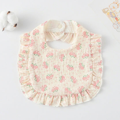 Premium BIB SLABBER BUNGA BAYI SET CELEMEK TATAKAN LIUR ANAK catalog DQIN DS