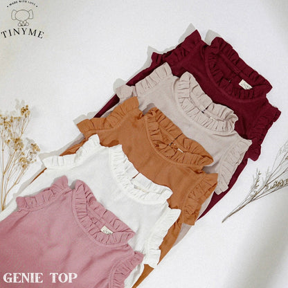 TINYME 1-5thn || ATASAN ANAK KOREA RUFFLE KAOS TOP FORMAL PEREMPUAN Catalog TMTM GENIE