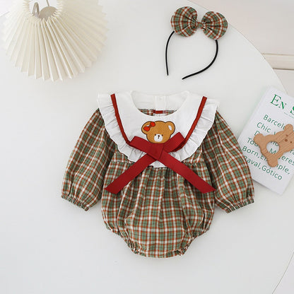 (free bandana) 0-4thn | DRESS JUMPER BAJU BAYI ANAK JUMPSUIT ROMPER PEREMPUAN XGGJ GM 3 4