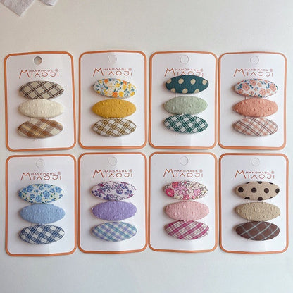 (isi 3pcs) Set Jepitan rambut | Pita Rambut | bayi anak bunga import perempuan aksesoris catalog JYRF FR